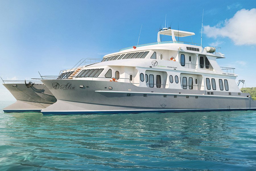 Alia Catamaran Galapagos cruises galapagos luxury class Alia Catamaran Galapagos cruises galapagos luxury class